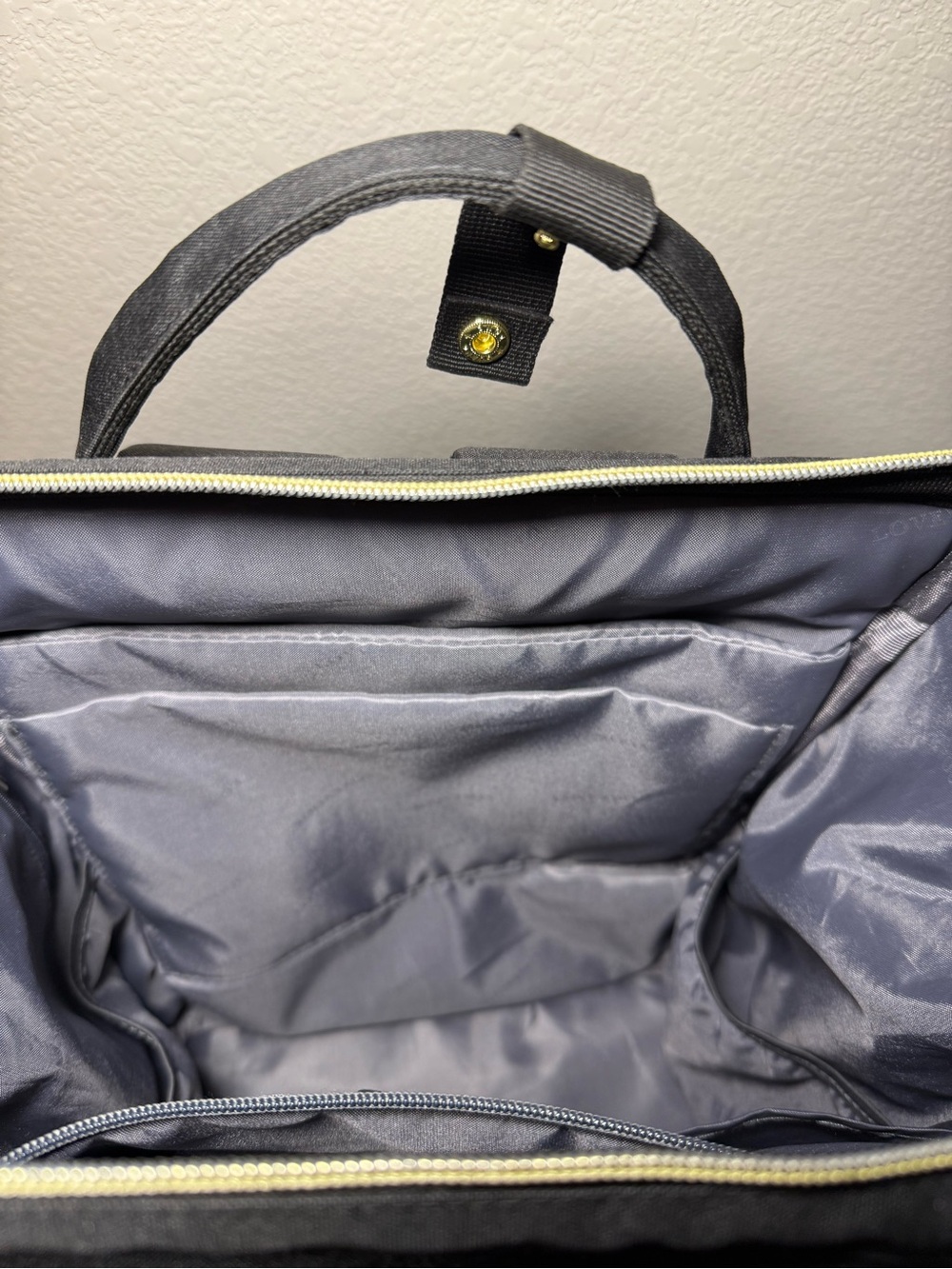 LOVEVOOK Black Backpack with Gold Hardware — Women's Everyday Bag - Picture 5 of 8